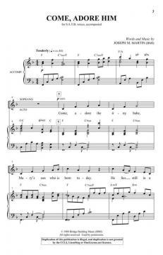 Come, Adore Him von Joseph M. Martin 