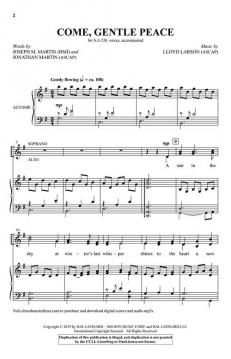 Come, Gentle Peace von Lloyd Larson 