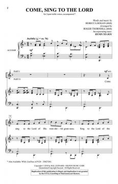 Come, Sing to the Lord von Rebecca Hogan 