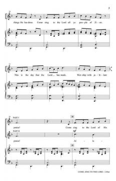 Come, Sing to the Lord von Rebecca Hogan 