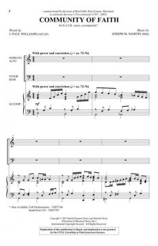 Community of Faith von J. Paul Williams 