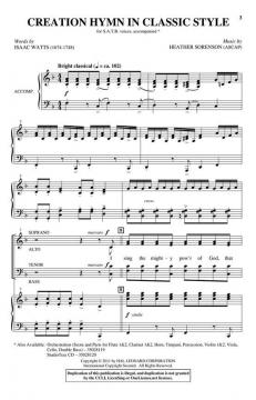 Creation Hymn In Classic Style von Heather Sorenson (Download) 