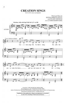 Creation Sings the Father's Song von Keith Getty 