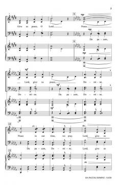 Da Pacem, Domine von John Purifoy 