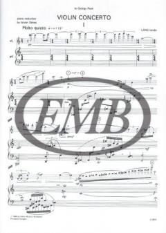 Violin Concerto von Istvan Lang im Alle Noten Shop kaufen