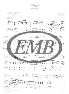 Adagio KV 261 von Wolfgang Amadeus Mozart 