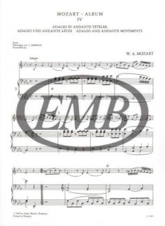 Album For violin 4 von Wolfgang Amadeus Mozart im Alle Noten Shop kaufen
