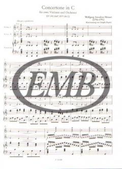 Concertone in C von Wolfgang Amadeus Mozart 