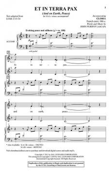 Et in Terra Pax (And on Earth, Peace) von John Purifoy 