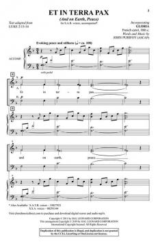 Et in Terra Pax (And on Earth, Peace) von John Purifoy 