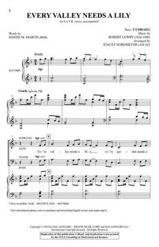 Every Valley Needs a Lily von Robert Lowry 