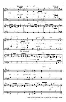 Fanfare and Concertato on Blessed Assurance von Phoebe P. Knapp 