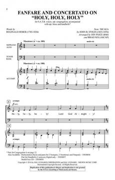 Fanfare and Concertato on Holy, Holy, Holy von John Bacchus Dykes 
