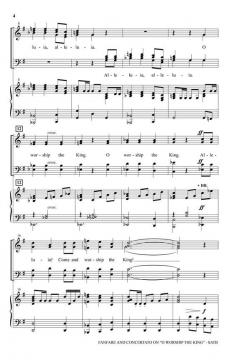 Fanfare and Concertato on O Worship the King von Michael Haydn 