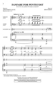 Fanfare for Pentecost von John Purifoy 