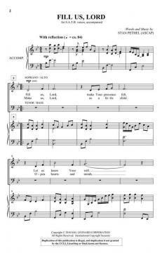 Fill Us, Lord von Stan Pethel (Download) 
