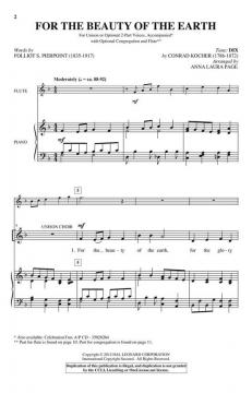 For The Beauty Of The Earth von Conrad Kocher 