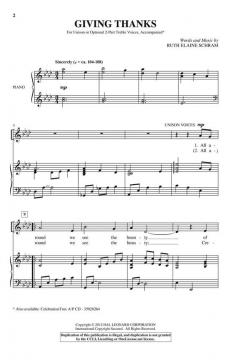 Giving Thanks von Ruth Elaine Schram (Download) 