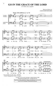 Go in the Grace of the Lord von James Barnard 