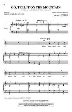 Go, Tell It on the Mountain von Victor Johnson 