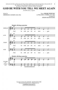 God Be with You 'Til We Meet Again von William G. Tomer 
