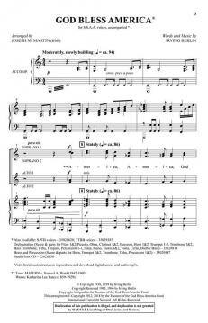 God Bless America von Irving Berlin 
