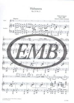 Spanish Dances For violin With piano accompaniment 2 von Pablo de Sarasate im Alle Noten Shop kaufen