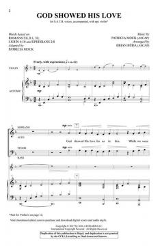 God Showed His Love von Patricia Mock 
