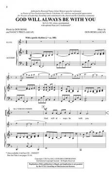 God Will Always Be with You von Don Besig 