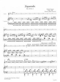 Spanish Dances For violin With piano accompaniment 6 von Pablo de Sarasate im Alle Noten Shop kaufen