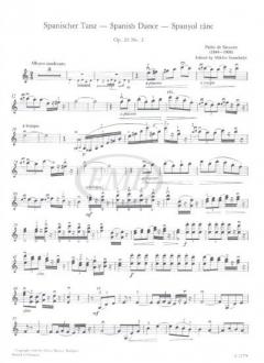 Spanish Dances For violin With piano accompaniment 8 von Pablo de Sarasate im Alle Noten Shop kaufen