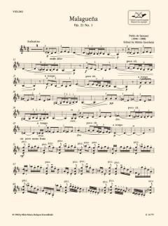 Spanish Dances For violin With piano accompaniment 1 von Pablo de Sarasate im Alle Noten Shop kaufen