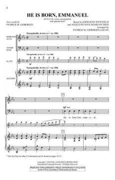 He Is Born, Emmanuel von Patrick M. Liebergen 