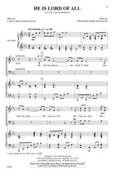 He Is Lord of All von Benjamin Harlan 