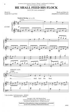 He Shall Feed His Flock von Joseph M. Martin 