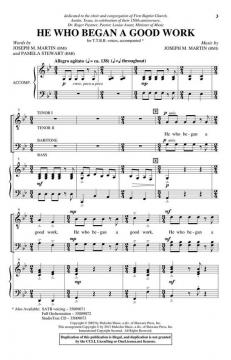 He Who Began A Good Work von Joseph M. Martin (Download) 