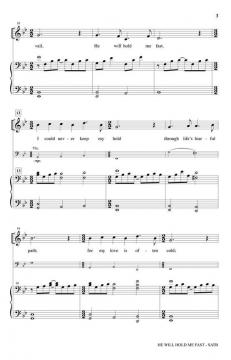 He Will Hold Me Fast von Ada Habershon/Matthew Merker 