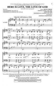 Here Is Love, the Love of God von Robert Lowry 