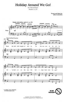 Holiday Around We Go! von Jill Galina 