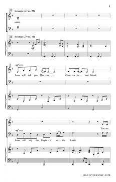 Holy Is Your Name von Don Besig 