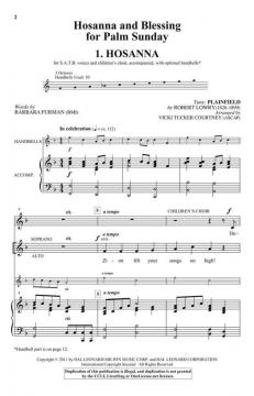 Hosanna and Blessing for Palm Sunday von Vicki Tucker Courtney 