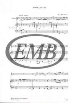 Concertino von Rezsö Sugar 