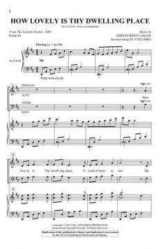 How Lovely Is Thy Dwelling Place von John Purifoy 