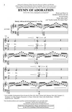 Hymn of Adoration von Mark Hayes 