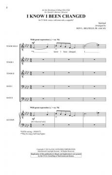 I Know I Been Changed von Roy L. Belfield, Jr. 