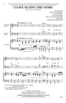 I Love To Sing The Story 
