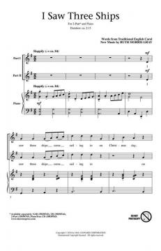 I Saw Three Ships von Ruth Morris Gray 