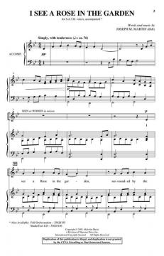 I See a Rose in the Garden von Joseph M. Martin 
