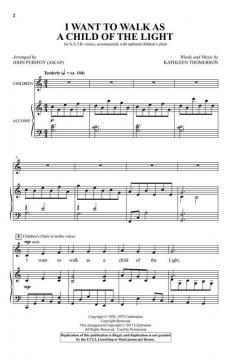 I Want to Walk as a Child of the Light von Kathleen Thomerson 