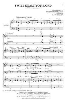 I Will Exalt You, Lord von Dan R. Edwards 